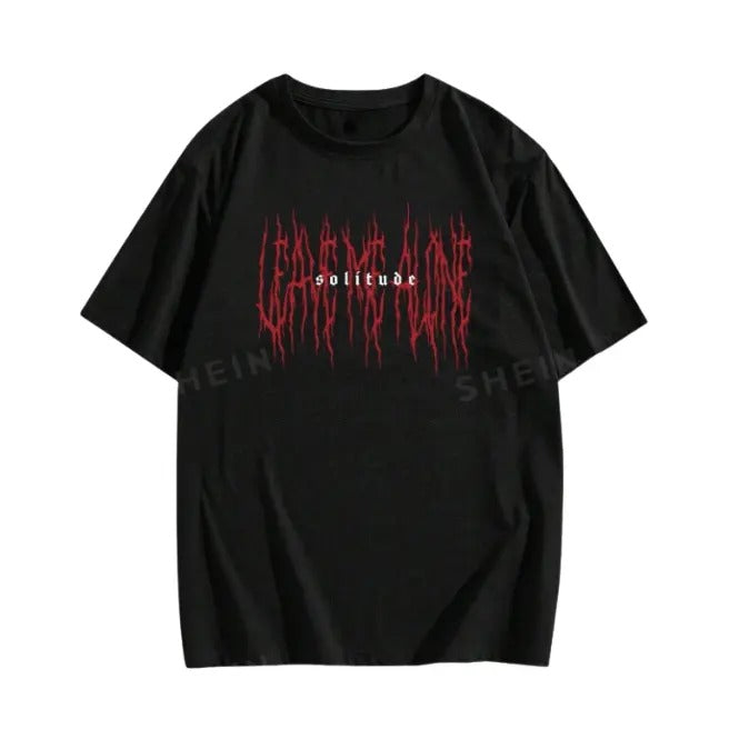 Vintage Goth Letter Y2k Top Womenswear Underwear - Adult & Kids T-Shirts, Sweatshirts & Hoodies apparel design preview 1