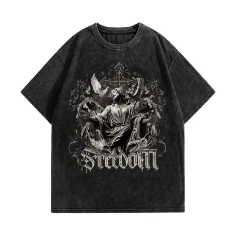 Vintage Grunge Punk Retro Distressed Snow Flake - Adult & Kids T-Shirts, Sweatshirts & Hoodies apparel design preview 1