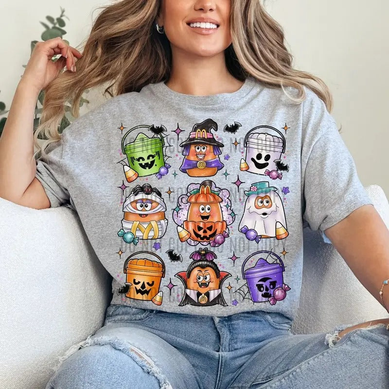 Vintage Halloween Nuggets Nostalgic Tops Trending - Adult & Kids T-Shirts, Sweatshirts & Hoodies apparel design preview 1
