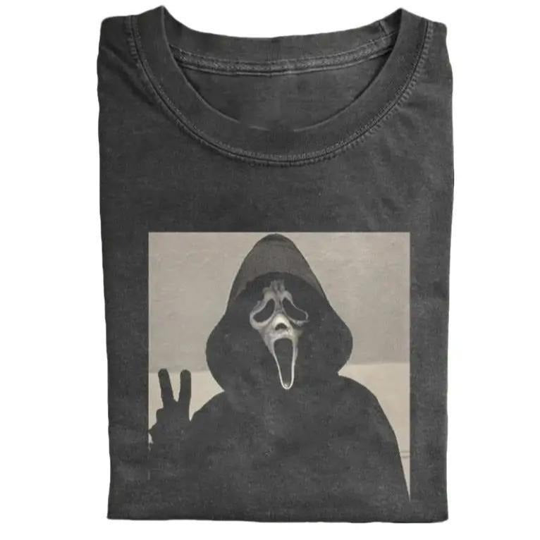Vintage Horror Funny Halloween Y2K 90s Her Him - Adult & Kids T-Shirts, Sweatshirts & Hoodies apparel design preview 1