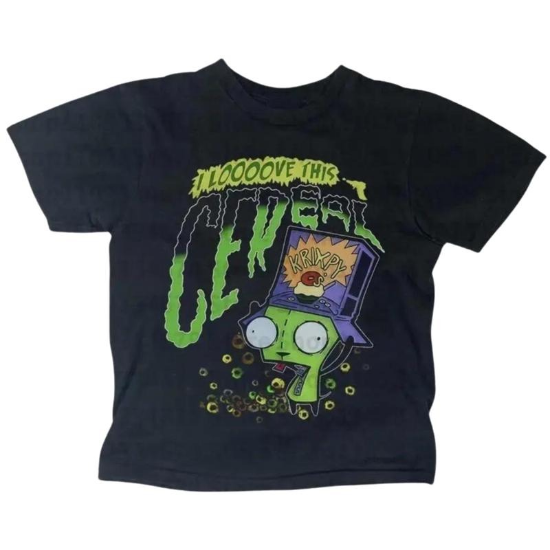 Vintage Invader Zim Gir Baby Gothic Emo Girl Y2k Top - Adult & Kids T-Shirts, Sweatshirts & Hoodies apparel design preview 1