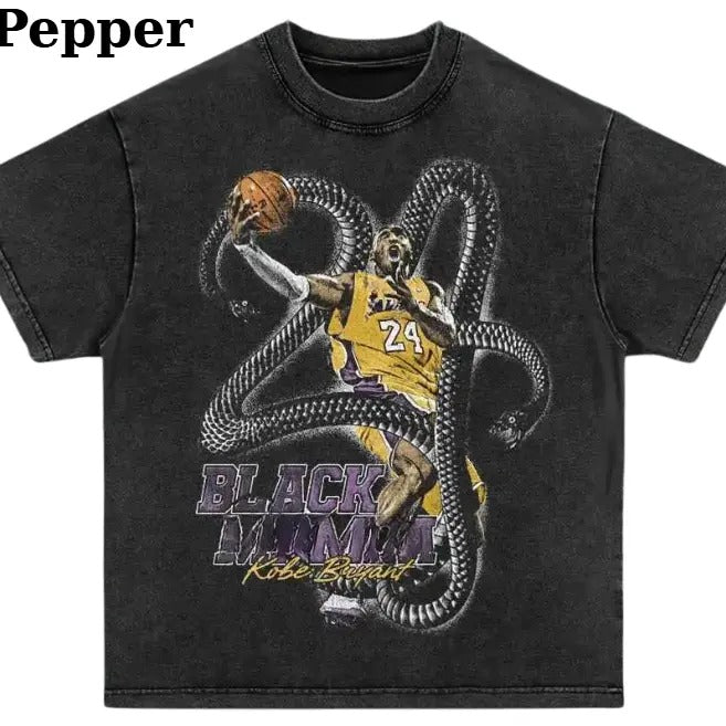 Vintage Kobe Retro Funny Basketball Cotton Fan - Adult & Kids T-Shirts, Sweatshirts & Hoodies apparel design preview 1
