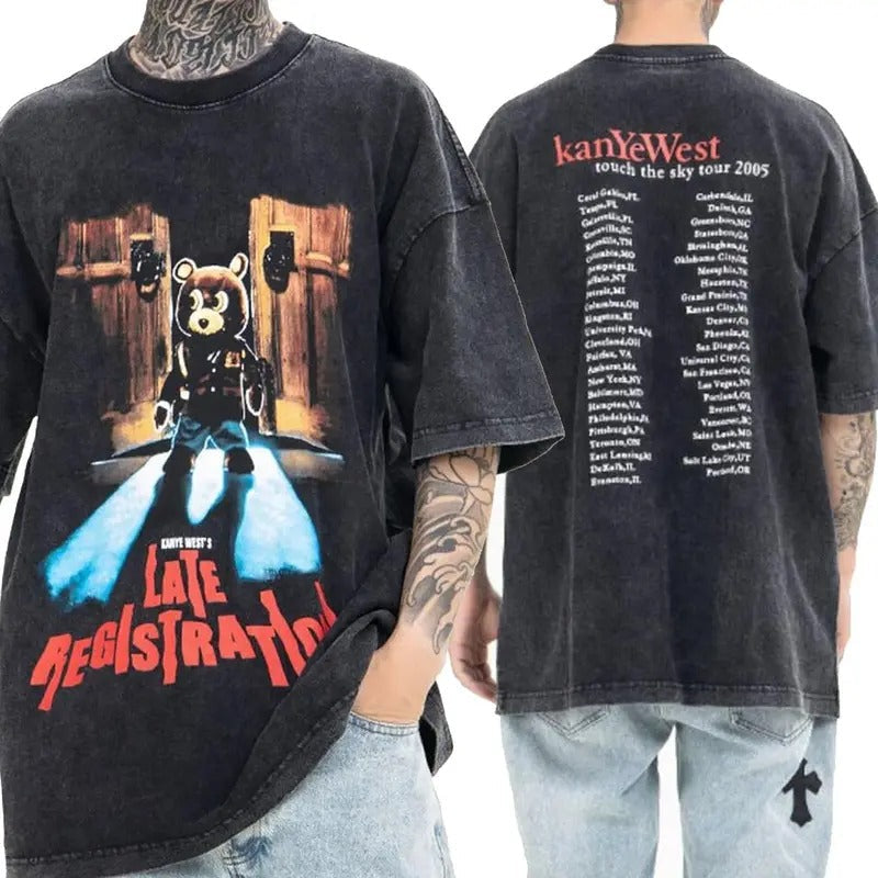 Vintage Late Registration Touch Sky Tour 2 Sided - Adult & Kids T-Shirts, Sweatshirts & Hoodies apparel design preview 1