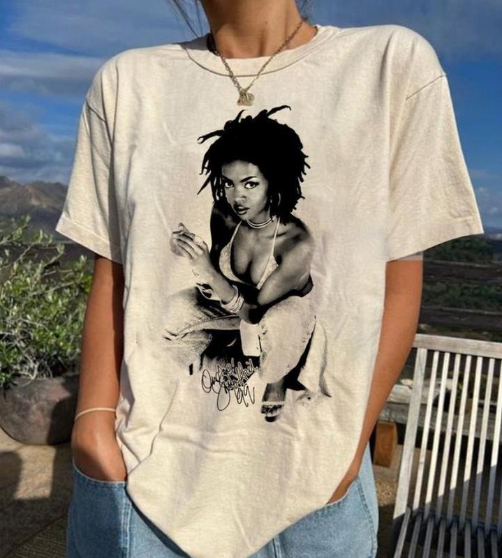 Vintage Lauryn Hill Retro Fans T Shirtstyle{N002}2 - Adult & Kids T-Shirts, Sweatshirts & Hoodies apparel design preview 1