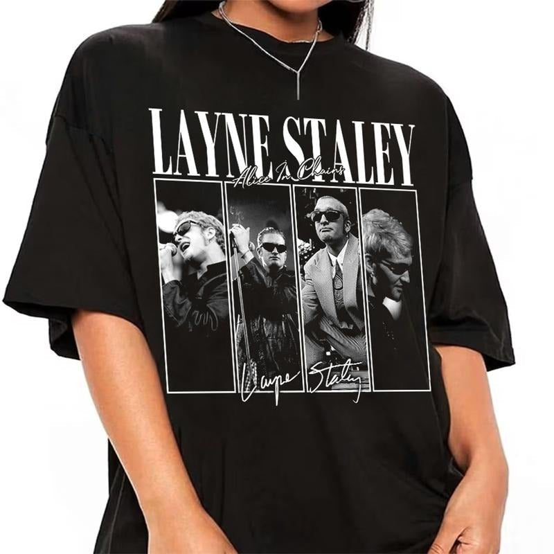 Vintage Layne Staley Alice Chains Bootleg Fans - Adult & Kids T-Shirts, Sweatshirts & Hoodies apparel design preview 1