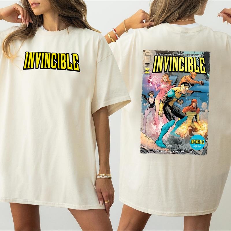 Vintage Limited Invincible Mark Grayson Comic Book - Adult & Kids T-Shirts, Sweatshirts & Hoodies apparel design preview 1