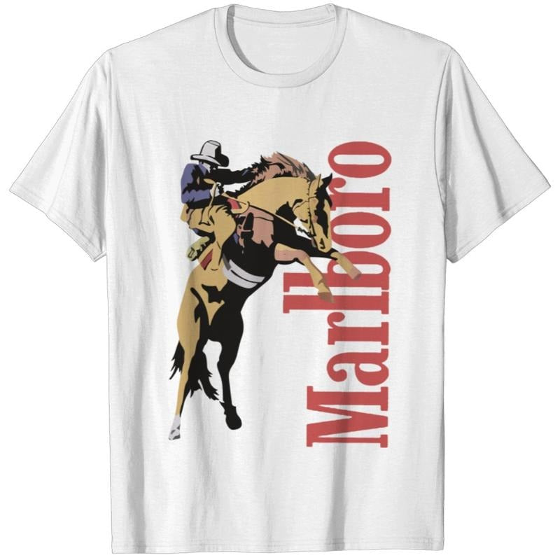 Vintage Marlboro Cowboy Wild West Western - Adult & Kids T-Shirts, Sweatshirts & Hoodies apparel design preview 1
