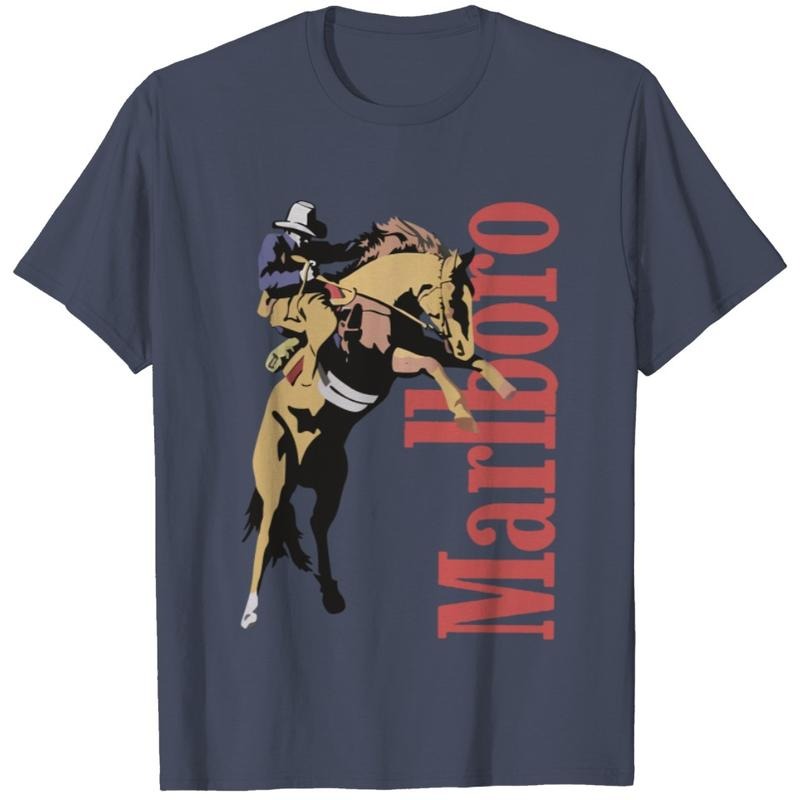 Vintage Marlboro Cowboy Wild West Western - Adult & Kids T-Shirts, Sweatshirts & Hoodies apparel design preview 1