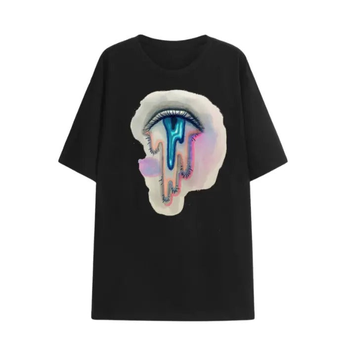 Vintage Melting Eye Psychedelic Top Womenswear - Adult & Kids T-Shirts, Sweatshirts & Hoodies apparel design preview 1