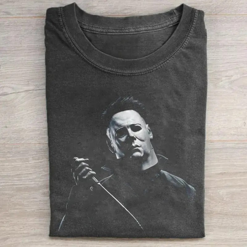 Vintage Michael Myers Halloween Horror Movie Trick - Adult & Kids T-Shirts, Sweatshirts & Hoodies apparel design preview 1