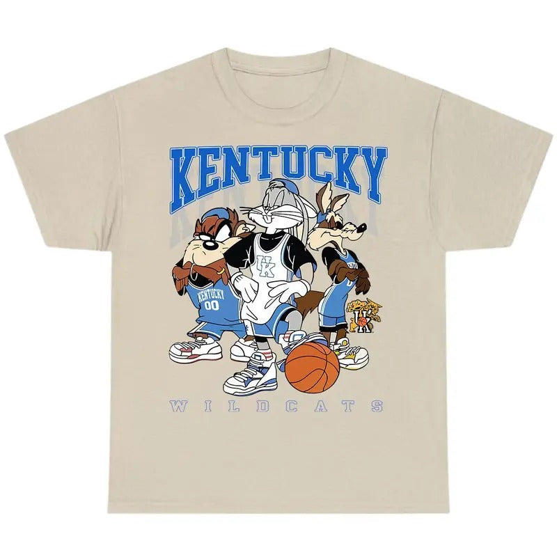 Vintage NCAA Kentucky Wildcats Looney Retro Clothes - Adult & Kids T-Shirts, Sweatshirts & Hoodies apparel design preview 1