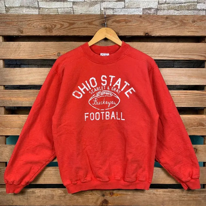 Vintage Ncaa Ohio State Jumper Logo Red Colour Small - Adult & Kids T-Shirts, Sweatshirts & Hoodies apparel design preview 1