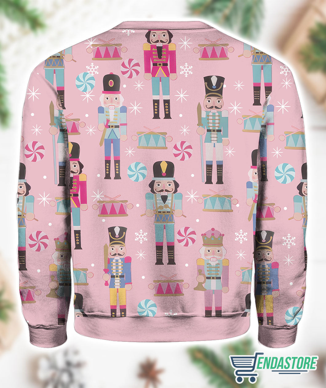 Vintage Nutcracker Christmas Print Casual Sweatshirt 3D Christmas Sweater - Holiday Gift product image 2