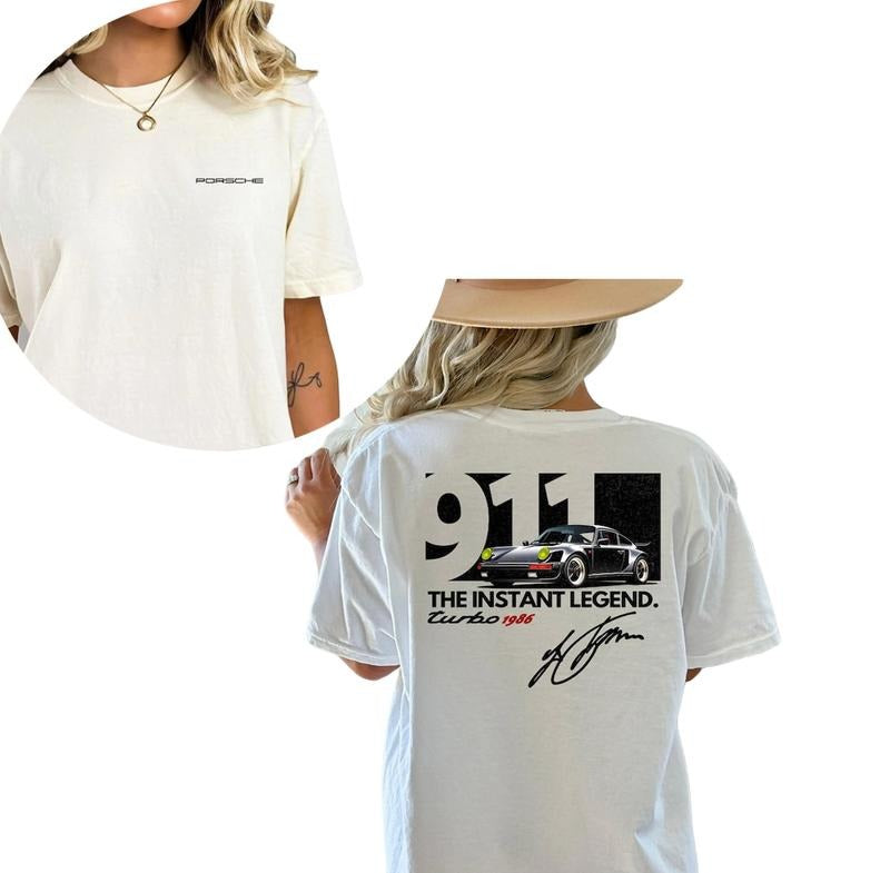 Vintage Racing Porsche 911 GT3 RS - Adult & Kids T-Shirts, Sweatshirts & Hoodies apparel design preview 1