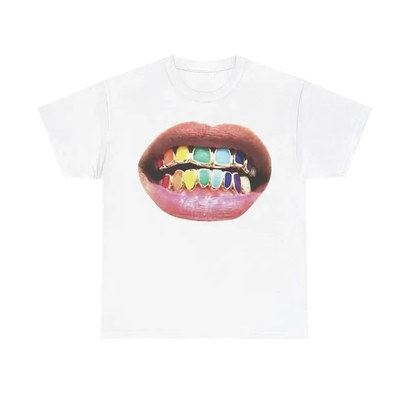 Vintage Rainbow Grill Lover Breathable Cotton - Adult & Kids T-Shirts, Sweatshirts & Hoodies apparel design preview 1