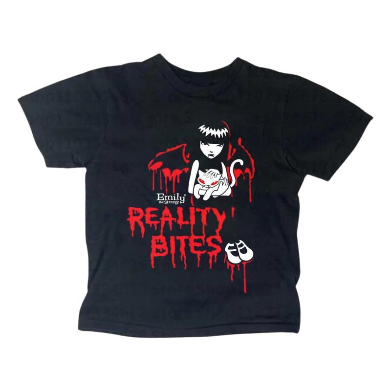 Vintage Reality Bites Baby Gothic Emo Girl Top Y2k - Adult & Kids T-Shirts, Sweatshirts & Hoodies apparel design preview 1