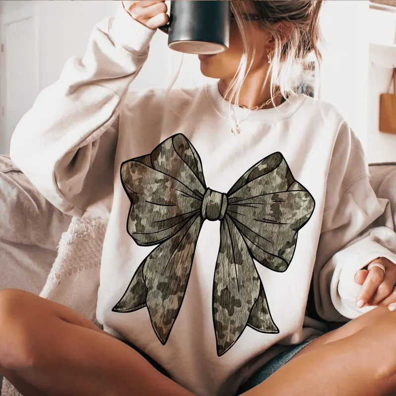 Vintage Retro Camo Bow Old School Hunting Season - Adult & Kids T-Shirts, Sweatshirts & Hoodies apparel design preview 1
