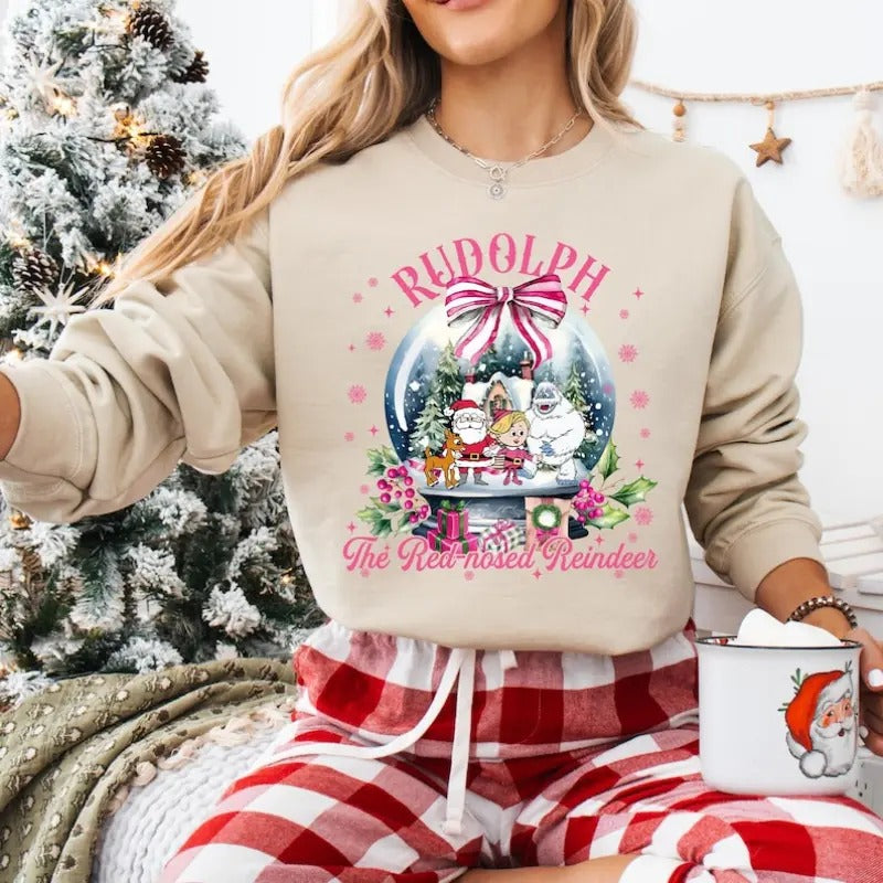 Vintage Rudolph Red Nosed Reindeer Cute Misfits Toys - Adult & Kids T-Shirts, Sweatshirts & Hoodies apparel design preview 1