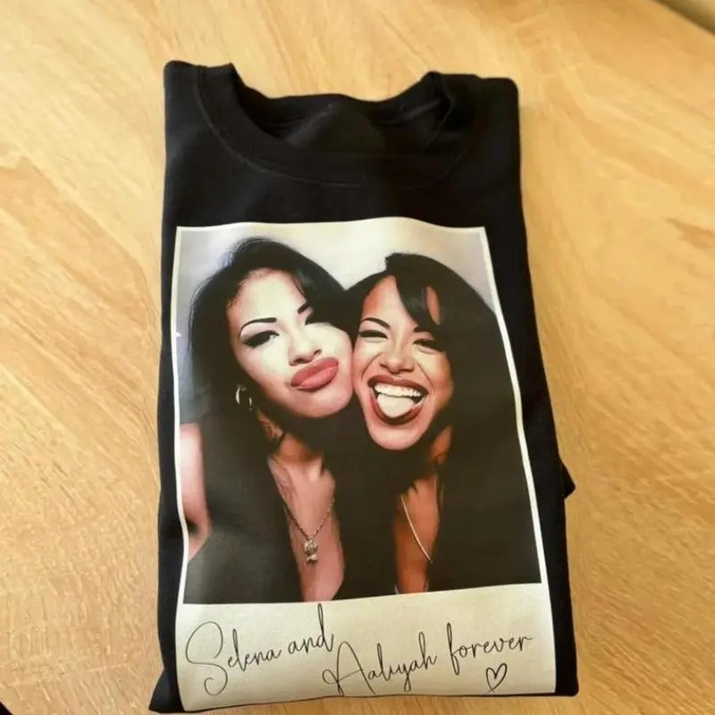 Vintage Selena Aaliyah One Million S 3XL Streetwear - Adult & Kids T-Shirts, Sweatshirts & Hoodies apparel design preview 1