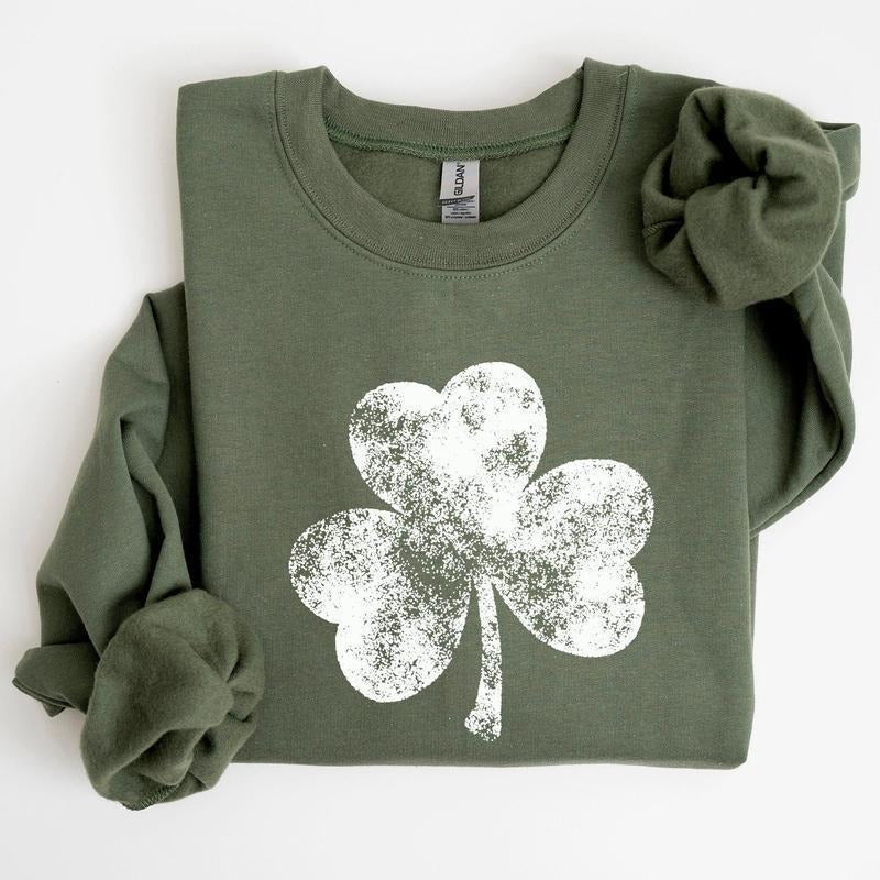 Vintage Shamrock St Patrick'S Day - Adult & Kids T-Shirts, Sweatshirts & Hoodies apparel design preview 1