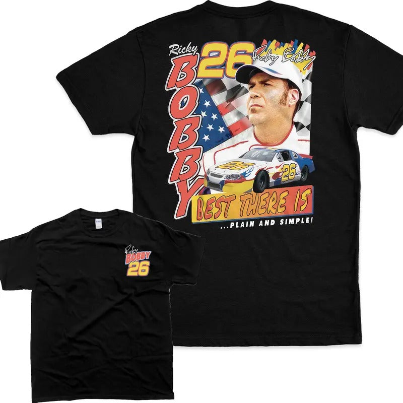 Vintage Talladega Nights Plain Simple Ricky Bobby 26 - Adult & Kids T-Shirts, Sweatshirts & Hoodies apparel design preview 1