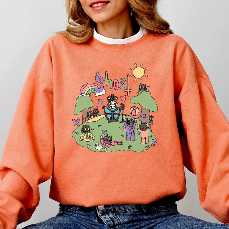 Vintage Slipknot Tour 2024 Here Comes Pain 25th - Adult & Kids T-Shirts, Sweatshirts & Hoodies apparel design preview 1