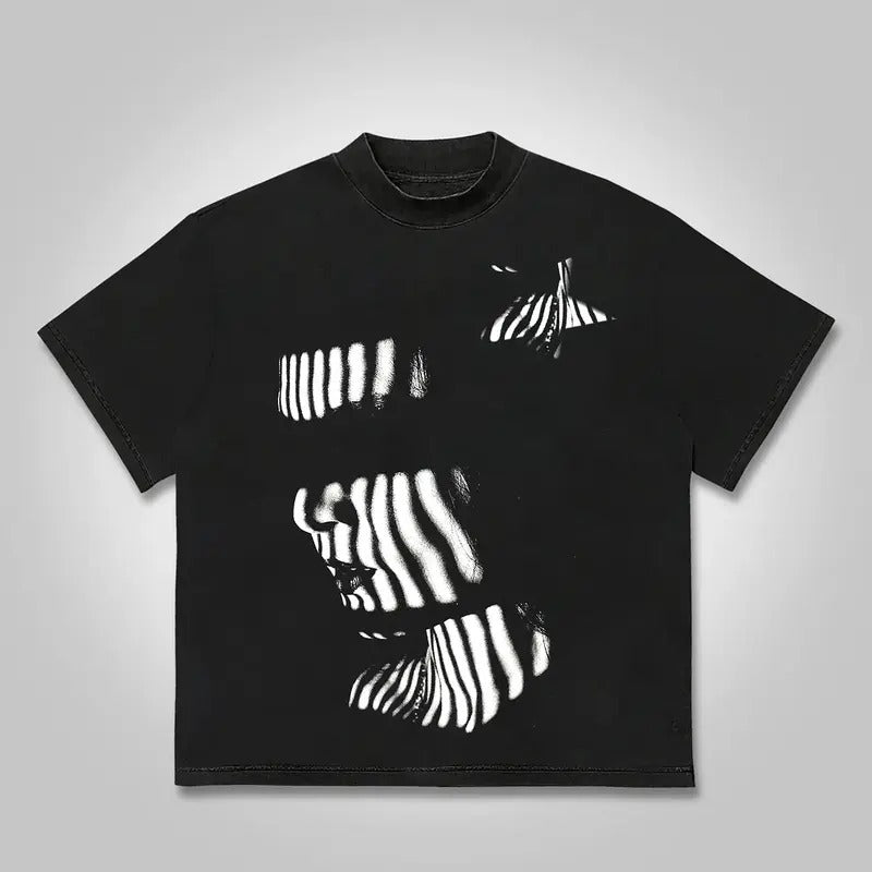 Vintage Street Abstract Portrait Print Cotton 100% - Adult & Kids T-Shirts, Sweatshirts & Hoodies apparel design preview 1
