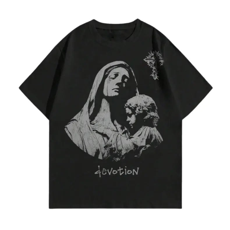 Vintage Street Life Christian Cross Top Womenswear - Adult & Kids T-Shirts, Sweatshirts & Hoodies apparel design preview 1