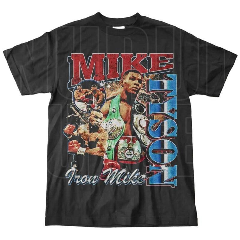 Vintage Mike Tyson 90s Boxing Sport Legend - Adult & Kids T-Shirts, Sweatshirts & Hoodies apparel design preview 1