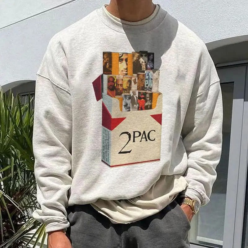 Vintage TuPac Albums Shakur 2Pac 90s Rapper Hip Hop - Adult & Kids T-Shirts, Sweatshirts & Hoodies apparel design preview 1