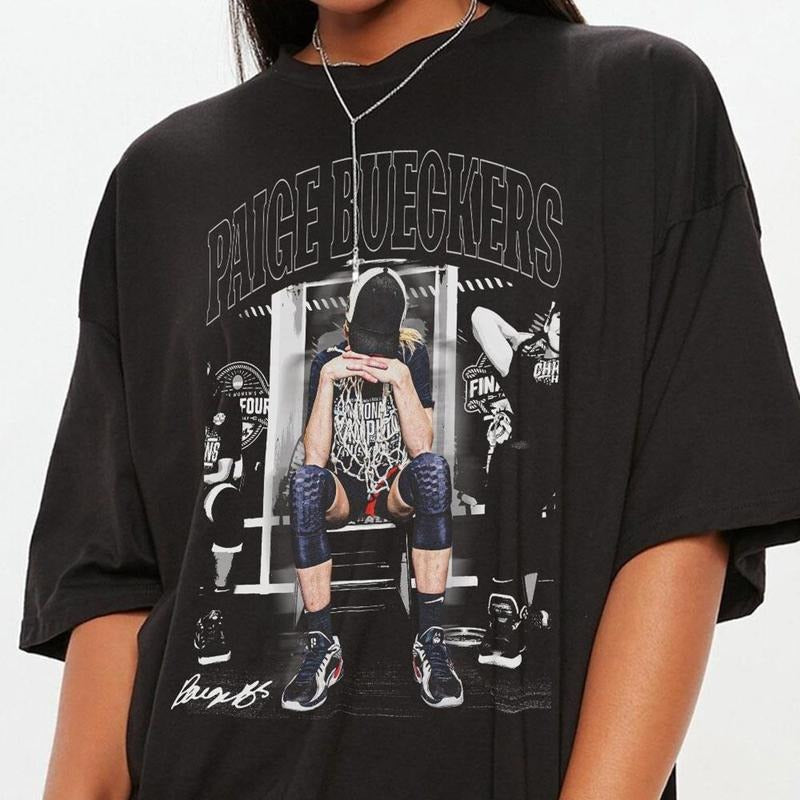 Vintage Paige Bueckers Last Dance Fans - Adult & Kids T-Shirts, Sweatshirts & Hoodies apparel design preview 1