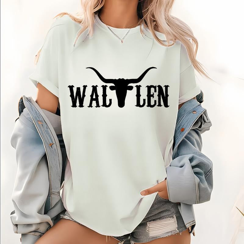 Vintage Wallen Western Pattern Cowgirl Country Tops - Adult & Kids T-Shirts, Sweatshirts & Hoodies apparel design preview 1