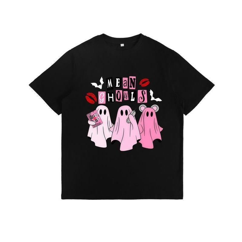 [Vintage Wash] "Mean Ghouls" Halloween Washed - Adult & Kids T-Shirts, Sweatshirts & Hoodies apparel design preview 1