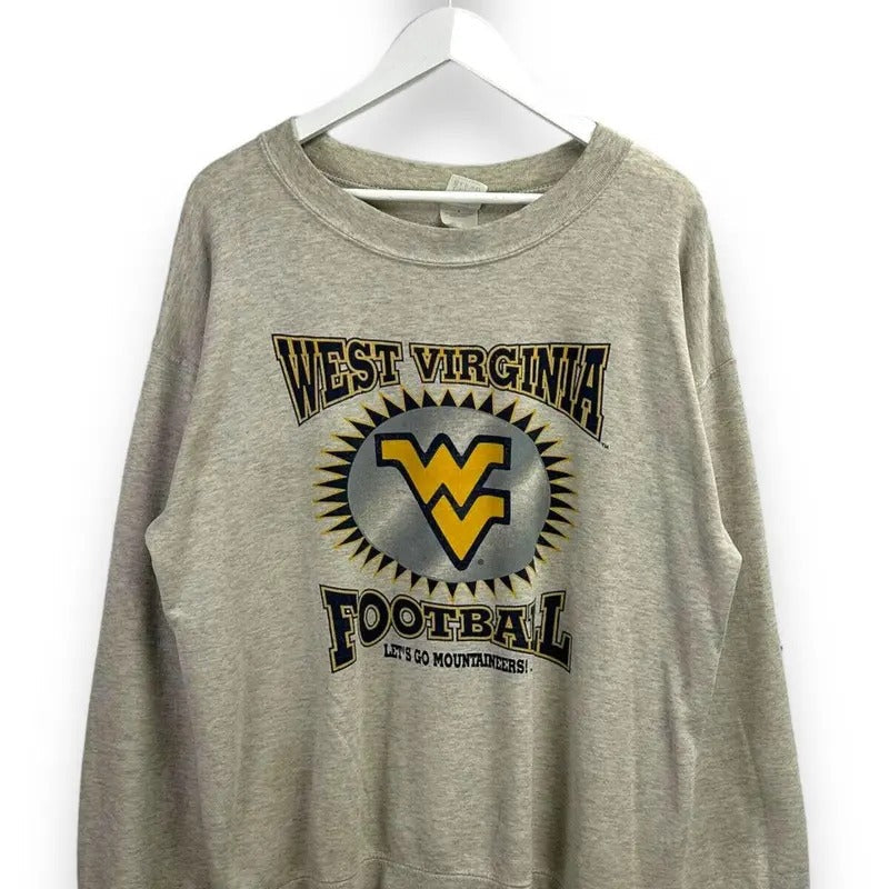 Vintage West Virginia Mountaineers NCAA Football Size - Adult & Kids T-Shirts, Sweatshirts & Hoodies apparel design preview 1