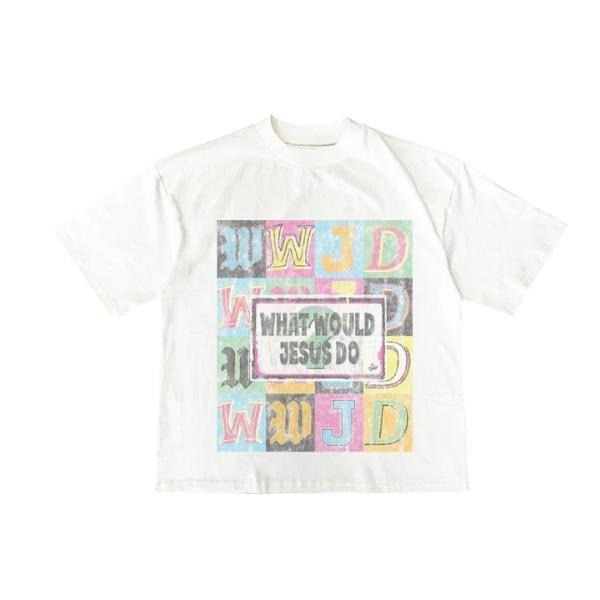 Vintage What Would Jesus Do God Christian All Seasons - Adult & Kids T-Shirts, Sweatshirts & Hoodies apparel design preview 1