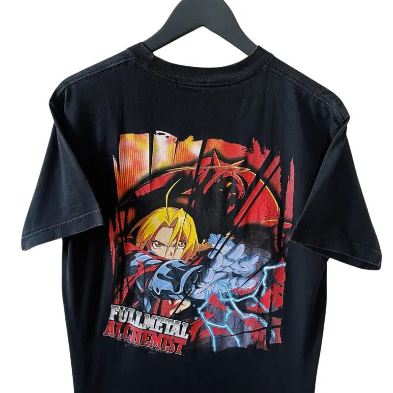 Vintage Y2K 2004 FMA Full Metal Alchemist Edward - Adult & Kids T-Shirts, Sweatshirts & Hoodies apparel design preview 1