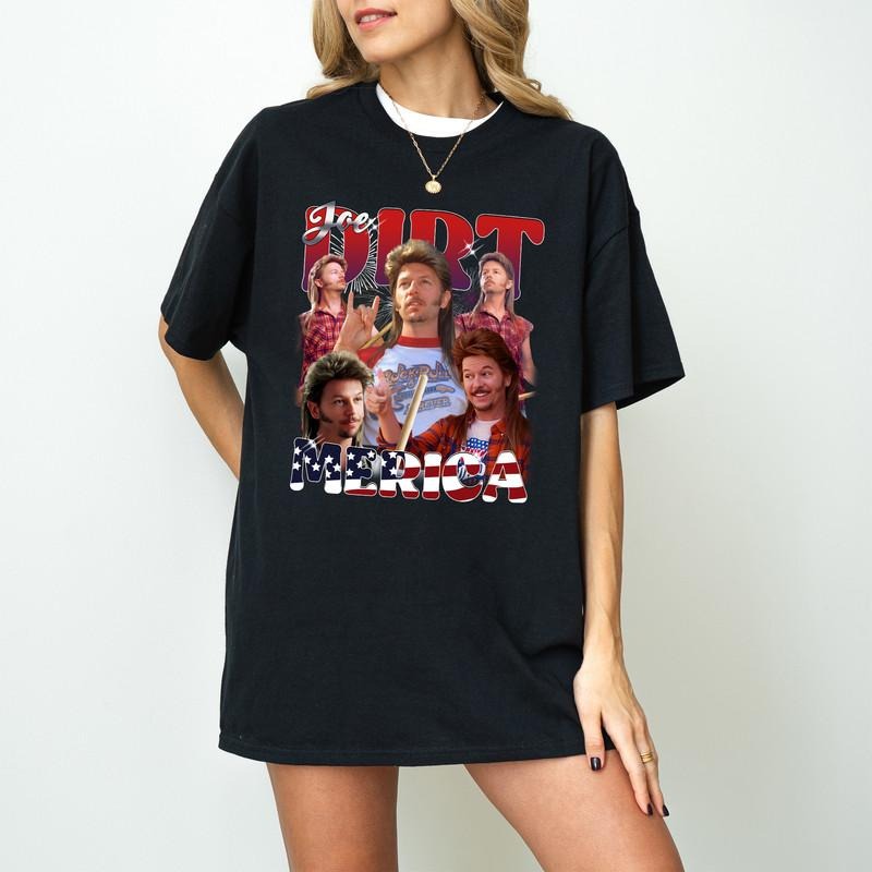 Vintage Wash Joe Dirt America July 4th - Adult & Kids T-Shirts, Sweatshirts & Hoodies apparel design preview 1