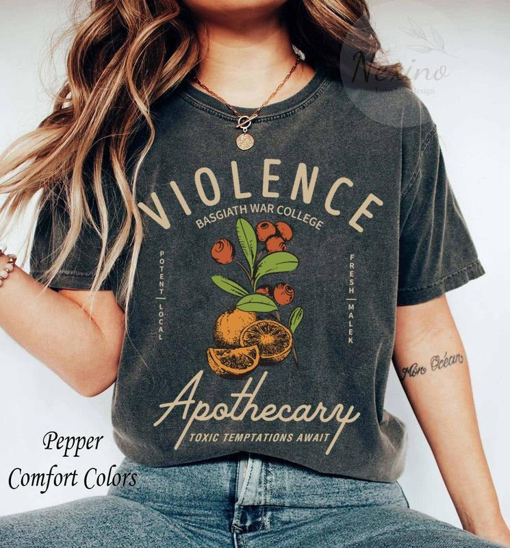 Violet Sorrengail Apothecary Basgiath War College - Adult & Kids T-Shirts, Sweatshirts & Hoodies apparel design preview 1