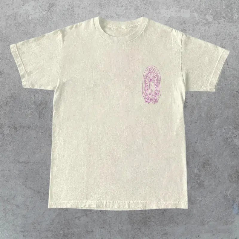 Virgen De Guadalupe Her Him Friend - Adult & Kids T-Shirts, Sweatshirts & Hoodies apparel design preview 1