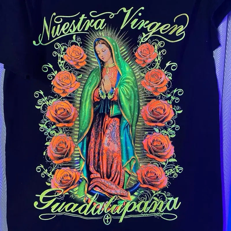 Virgencita Doble Vista Man - Adult & Kids T-Shirts, Sweatshirts & Hoodies apparel design preview 1