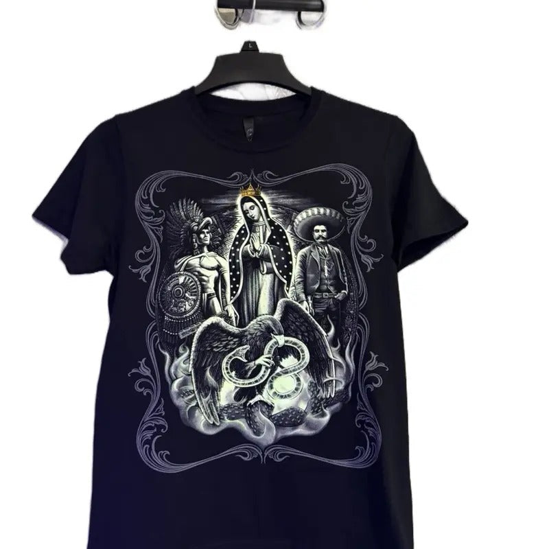 Virgencita Hermosa Menswear - Adult & Kids T-Shirts, Sweatshirts & Hoodies apparel design preview 1