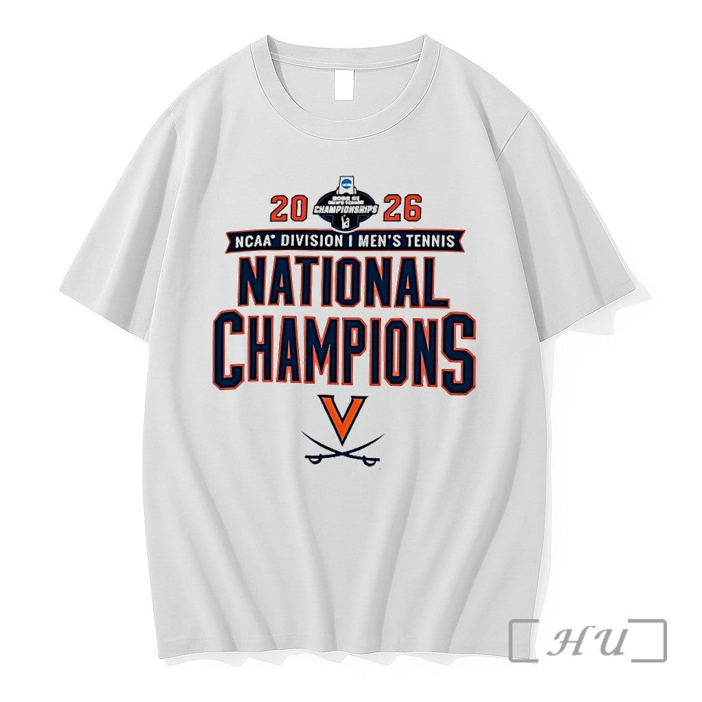 Virginia Cavaliers 2026 Ncaa Division I Mens Tennis - Adult & Kids T-Shirts, Sweatshirts & Hoodies apparel design preview 1