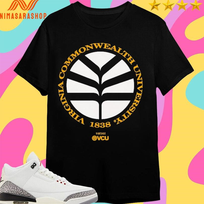 Virginia Commonwealth University 1838 Vintage Vcu - Adult & Kids T-Shirts, Sweatshirts & Hoodies apparel design preview 1