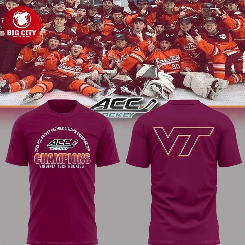 Virginia Tech Hokies Premier Admiral Cup Champions - Adult & Kids T-Shirts, Sweatshirts & Hoodies apparel design preview 1
