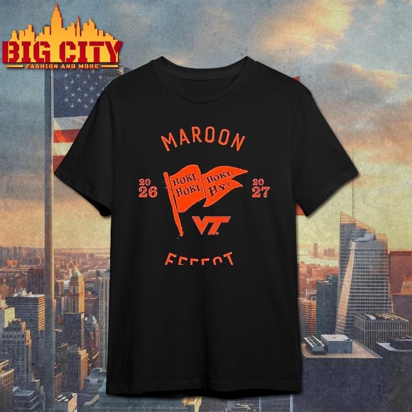 Virginia Tech Maroon Effect 2026 2027 Woman - Adult & Kids T-Shirts, Sweatshirts & Hoodies apparel design preview 1