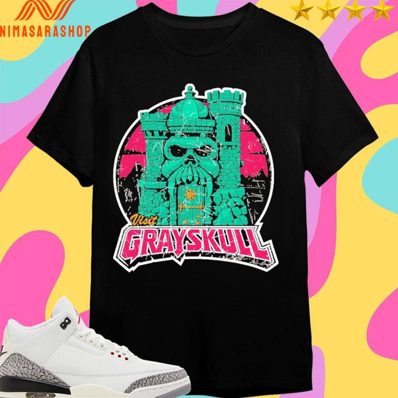Visit Grayskull - Adult & Kids T-Shirts, Sweatshirts & Hoodies apparel design preview 1