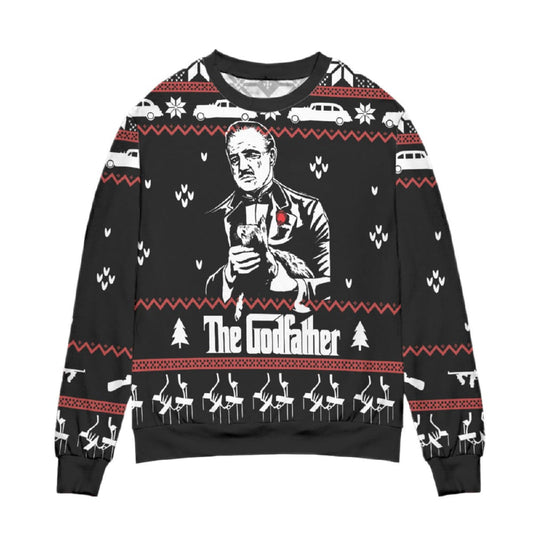 Vito Corleone the godfather 3D Ugly Christmas Sweater - Holiday Gift product image