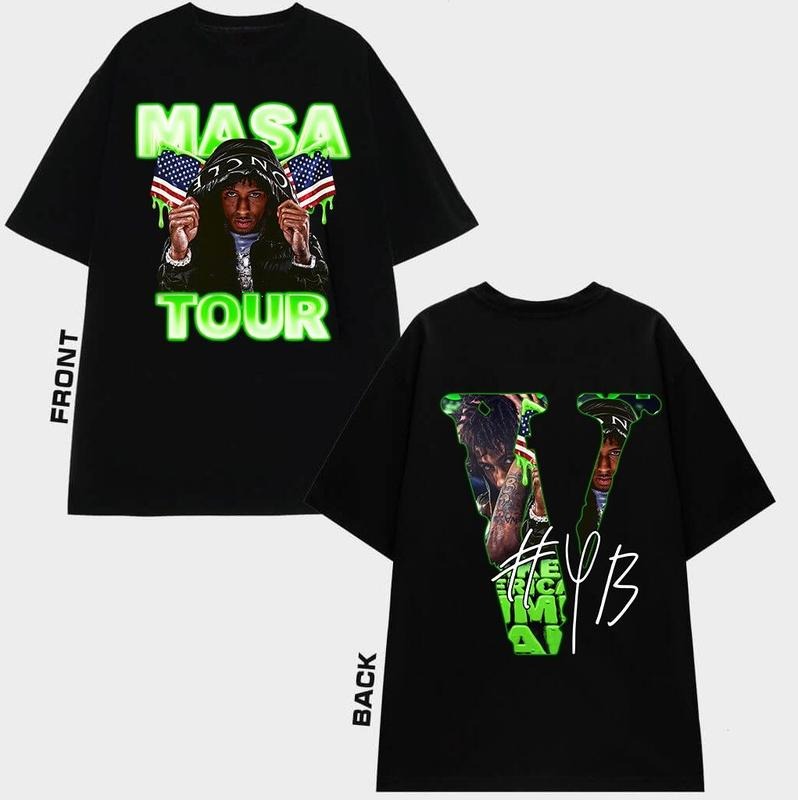 Vlone YB YoungBoii MASA Tour 2025 Rap Hip Hop Music - Adult & Kids T-Shirts, Sweatshirts & Hoodies apparel design preview 1