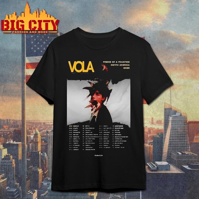 Vola Friend Of A Phantom North America Tour 2025 - Adult & Kids T-Shirts, Sweatshirts & Hoodies apparel design preview 1