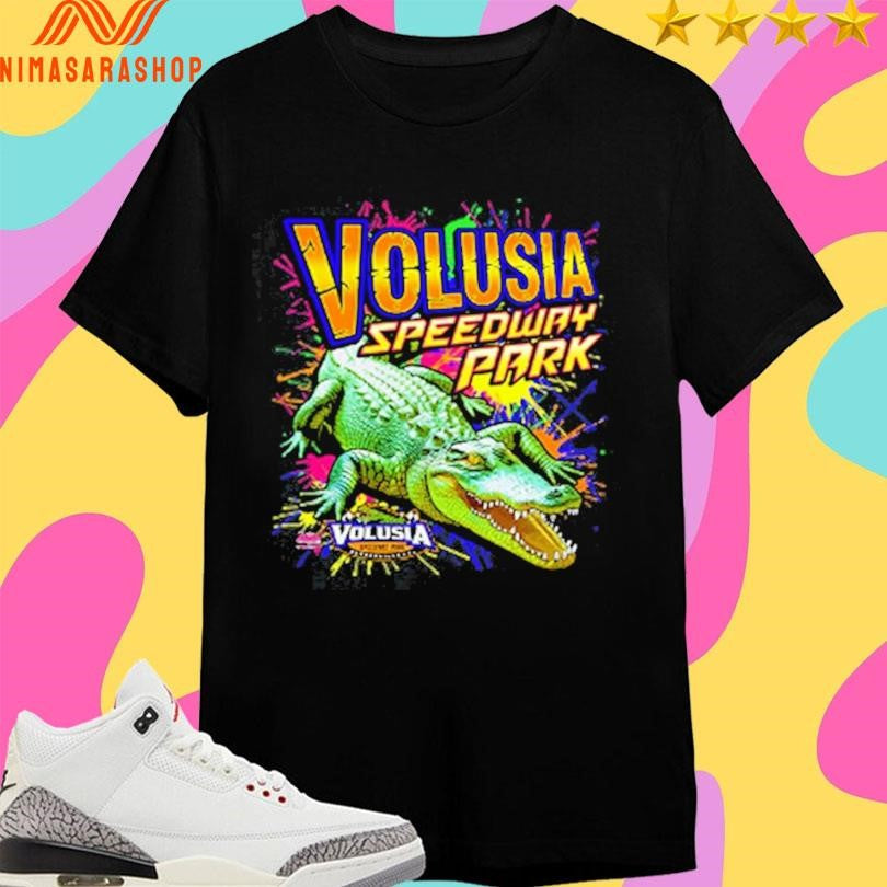 Volusia Speedway Park Crocodile - Adult & Kids T-Shirts, Sweatshirts & Hoodies apparel design preview 1